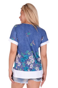Блуза Ф 254 (купон изумрудный)